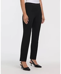 Ellen Tracy Women's Pull-On Pant with Pintuck Detail