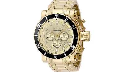 Invicta Men's 49093 Coalition Forces Quartz Chronograph Gold Dial Watch