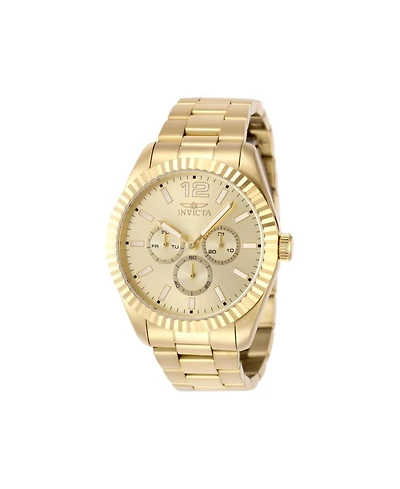 Invicta Men's 49520 Specialty Quartz Chronograph Gold Dial Watch