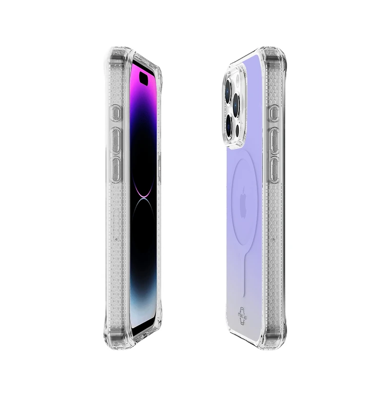 ITSkins Hybrid_R Iridescent MagSafe Case for Apple iPhone 15 / iPhone 14 / iPhone 13