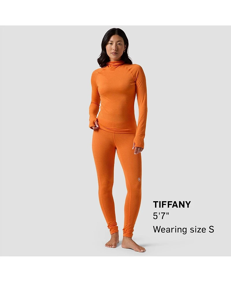 Backcountry Women's Pines Microgrid Ultra-Lt Baselayer Balaclava Top Lightweight Long Underwear Tops