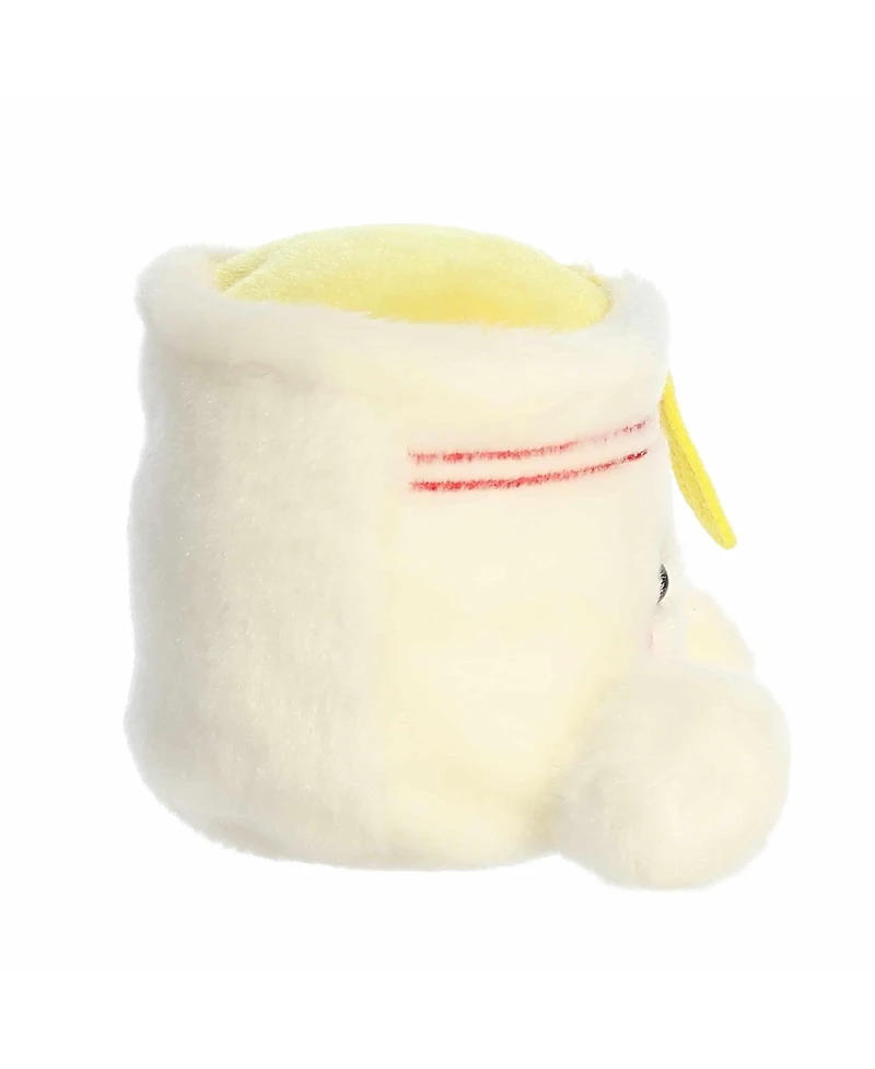 Aurora Mini Dashi Cup Noodles Palm Pals Adorable Plush Toy White 5"