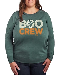 Hybrid Apparel Disney Halloween Minnie Mouse Boo Crew Women's French Terry Long Sleeve Shirt