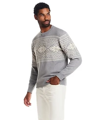Weatherproof Vintage Men's Snowflake Crewneck Sweater