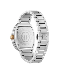 Philipp Plein Men's Silver Stainless Steel Watch, 44mm