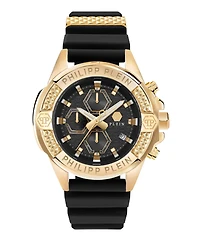 Philipp Plein Men's Gold Stainless Steel Watch, 44mm