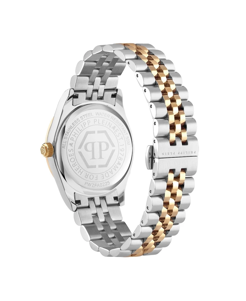 Philipp Plein Men's Two Tone Stainless Steel Watch, 43mm