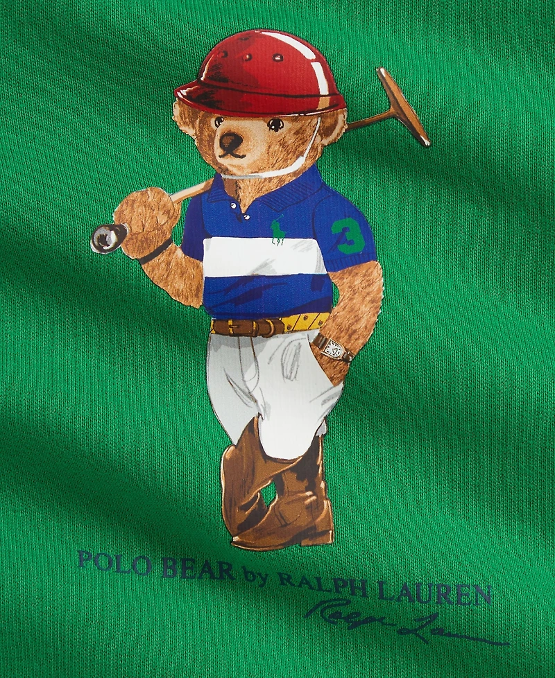 Polo Ralph Lauren Baby Boys Bear Print Long-Sleeve Coverall