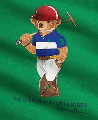 Polo Ralph Lauren Baby Boys Bear Print Long-Sleeve Coverall