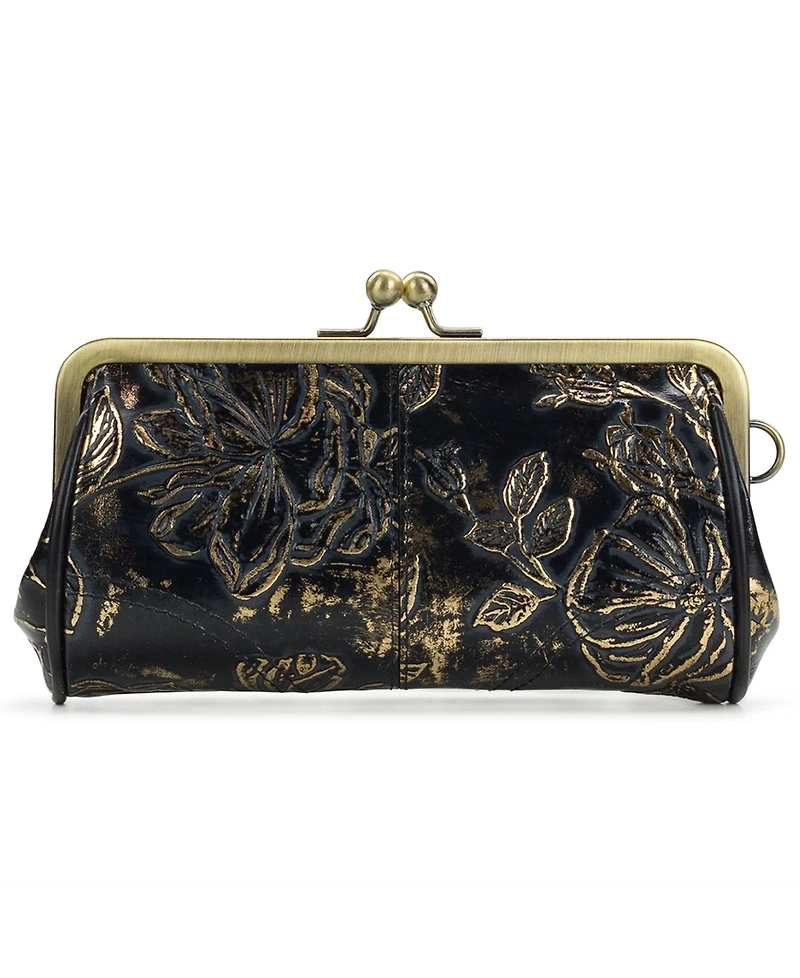 Patricia Nash Renna Bark Leaves Wristlet