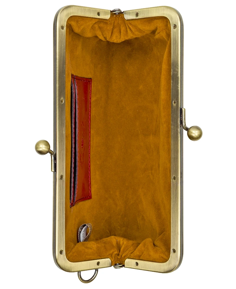 Patricia Nash Renna Bark Leaves Wristlet