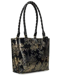 Patricia Nash Alexia Bark Leaves Textured Tote Bag, Macy's Exclusive