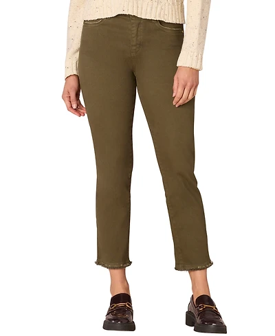 Democracy Petite High Rise Slim Straight Jeans