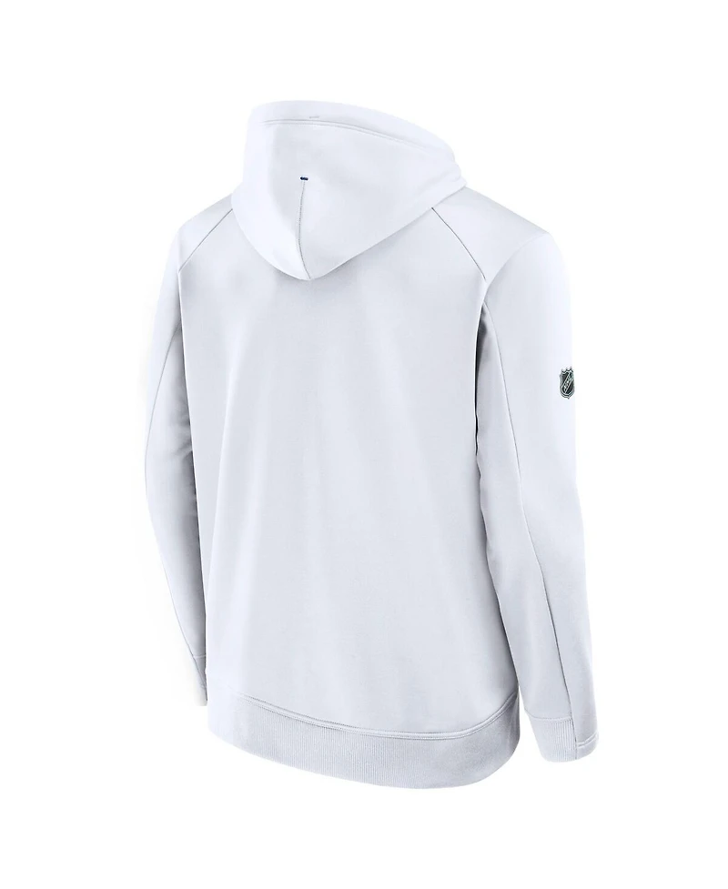 Fanatics Men's White Tampa Bay Lightning Authentic Pro Rink Hoodie
