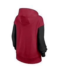 Nike Women's Crimson/Black Oklahoma Sooners Oversized Legacy Phoenix Pullover Hoodie