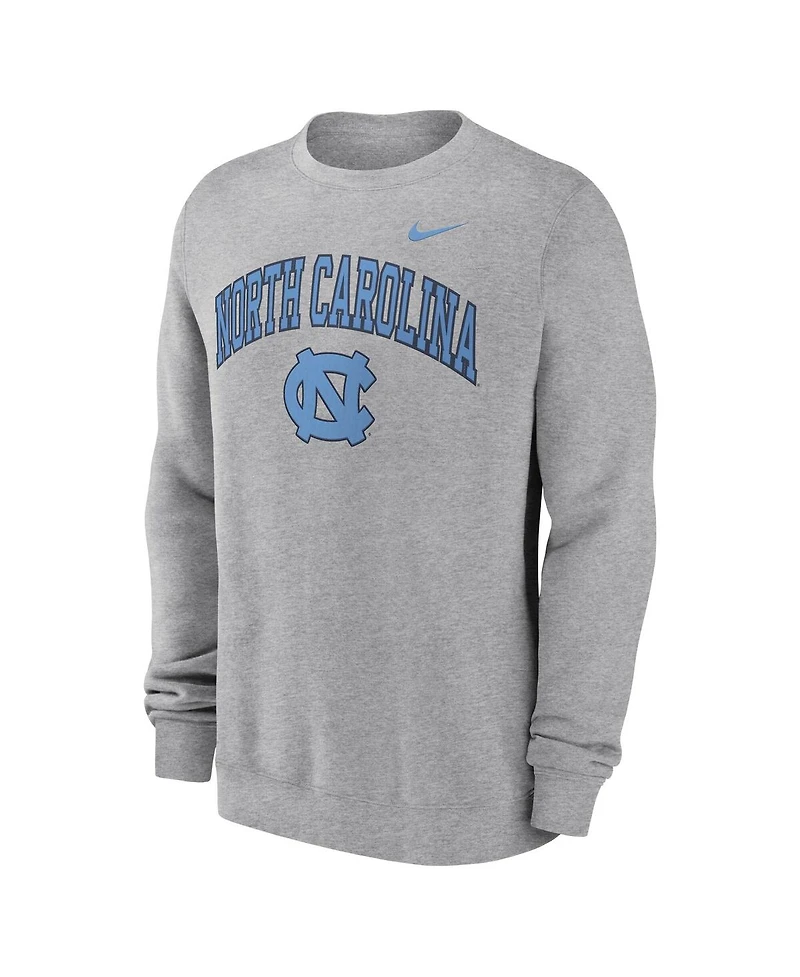 Nike Men's Gray North Carolina Tar Heels Arch Pullover Sweatshirt
