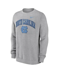 Nike Men's Gray North Carolina Tar Heels Arch Pullover Sweatshirt