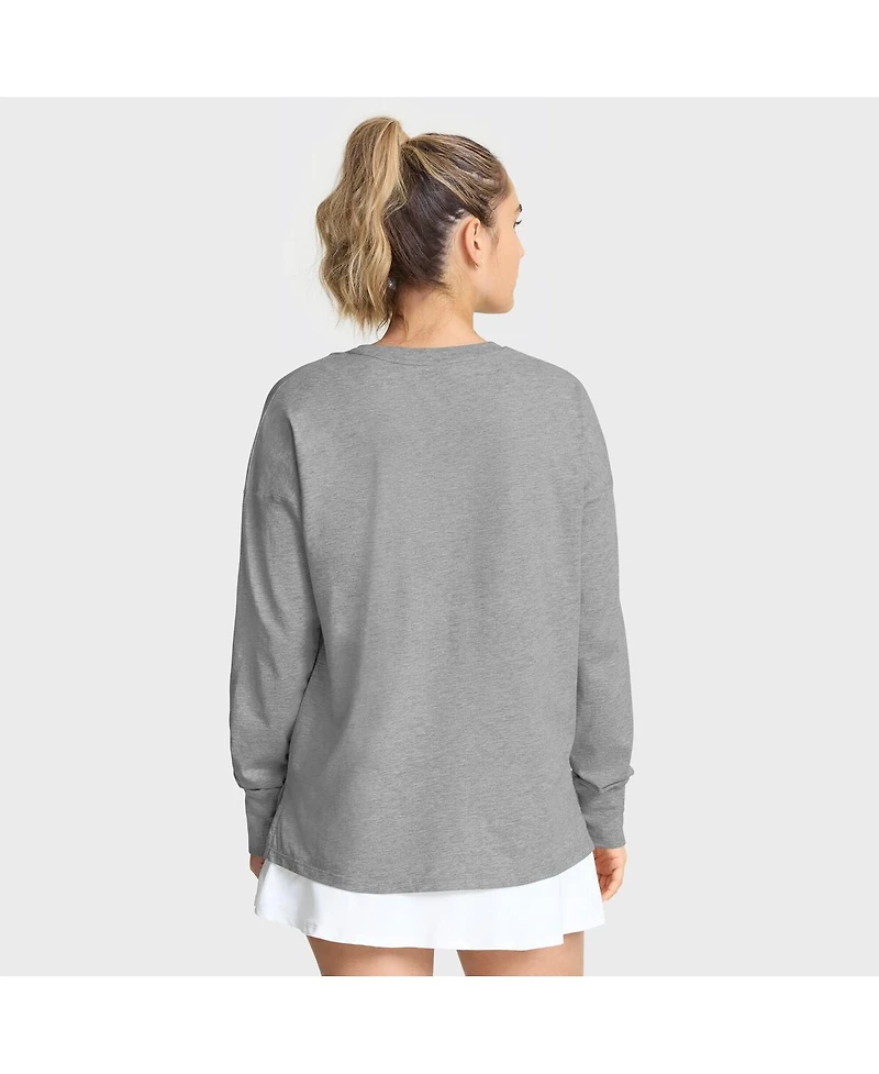 Fanatics Women's Heather Gray Buffalo Bills Hometown Legacy Long Sleeve T-Shirt