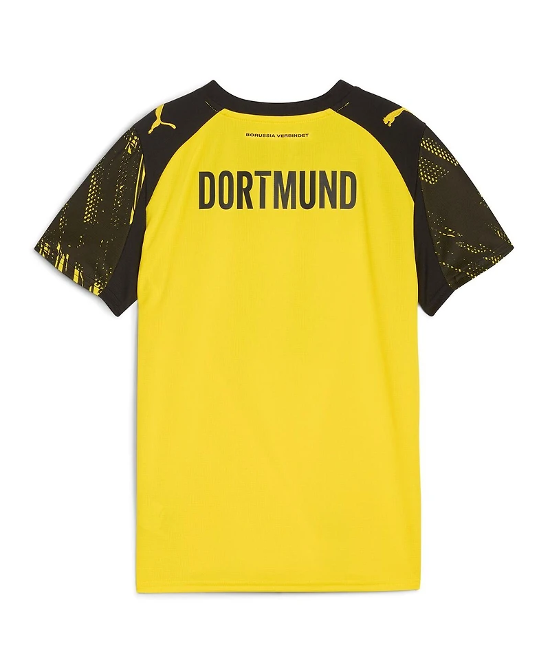 Puma Big Boys and Girls Yellow Borussia Dortmund 2025/26 Replica Jersey