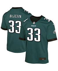 Nike Big Boys and Girls Cooper DeJean Midnight Green Philadelphia Eagles Game Player Jersey