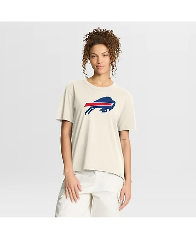 Fanatics Women's Cream Buffalo Bills Dove Legacy T-Shirt