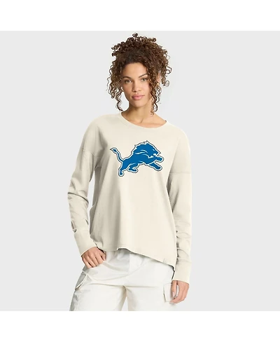 Fanatics Women's Cream Detroit Lions Dove Legacy Long Sleeve T-Shirt