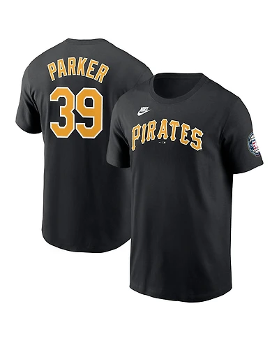 Nike Men's Dave Parker Black Pittsburgh Pirates 2025 National Baseball Hall of Fame Name Number T-Shirt