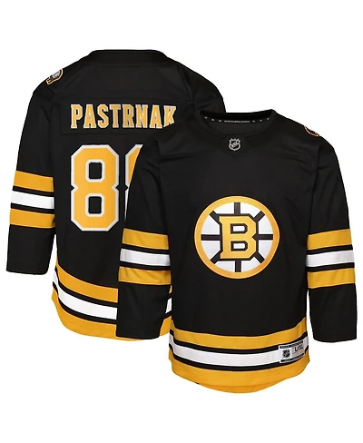 Outerstuff Preschool David Pastrnak Black Boston Bruins Home Replica Player Jersey