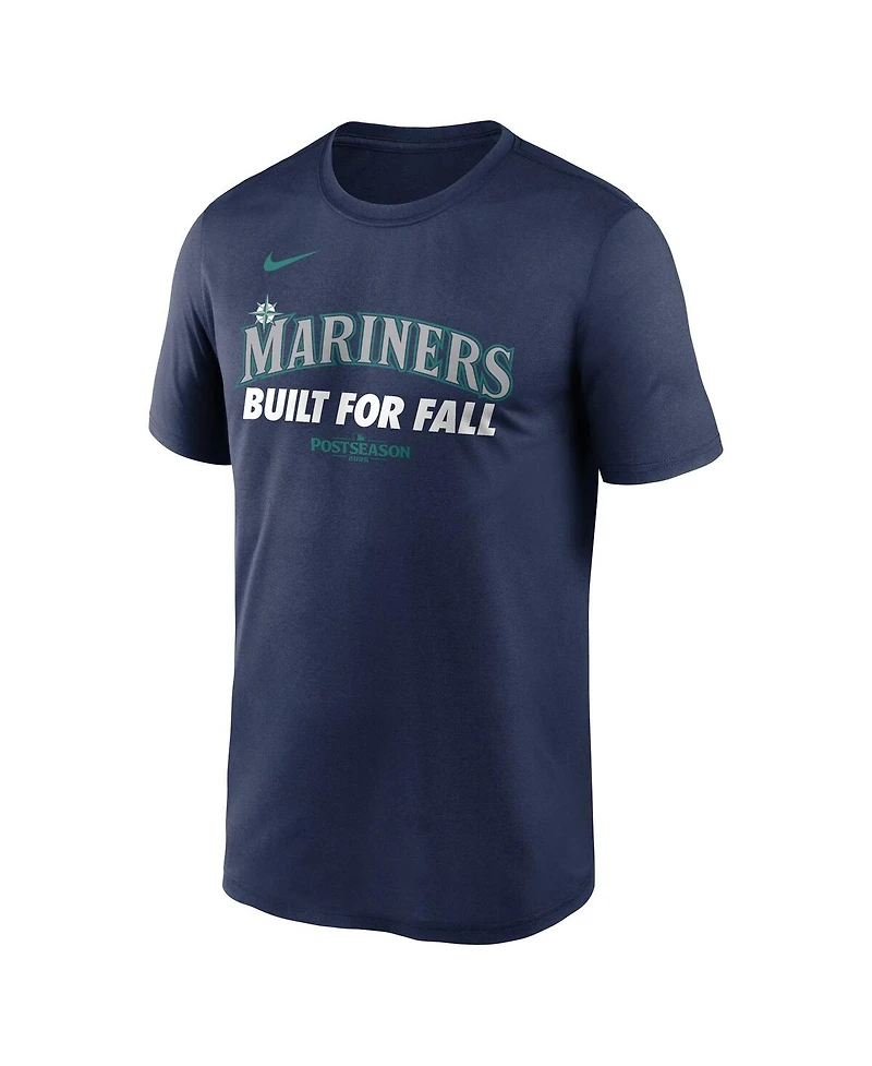 Nike Men's Navy Seattle Mariners 2025 Mlb Postseason Authentic Collection Legend Dri-fit T-Shirt
