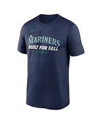 Nike Men's Navy Seattle Mariners 2025 Mlb Postseason Authentic Collection Legend Dri-fit T-Shirt