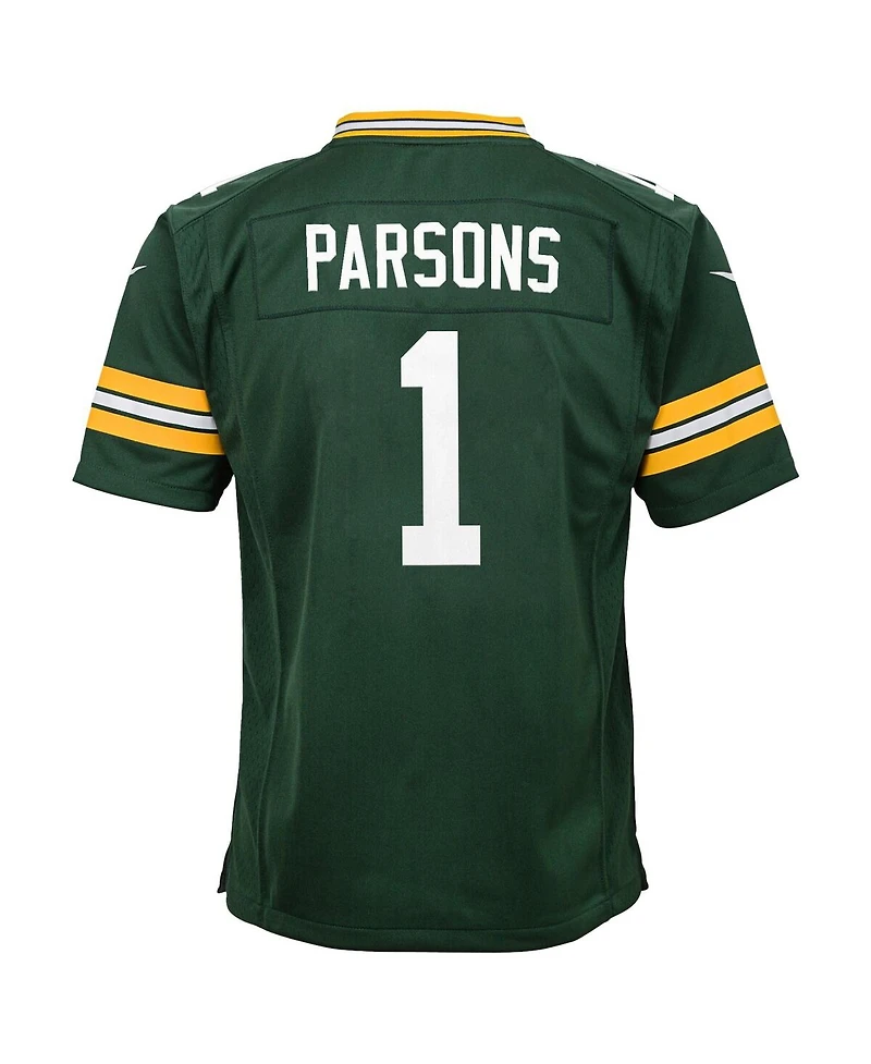 Nike Big Boys and Girls Micah Parsons Green Bay Packers Game Player Jersey