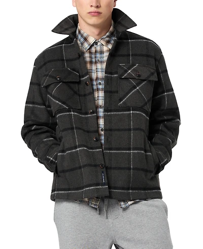 Buffalo David Bitton Men's Jace Plaid Button front Shacket
