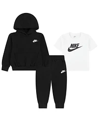 Nike Toddler Boy 2T-4T Long-Sleeve Hoodie, T-Shirt and Jogger Pants, 3-Piece Set