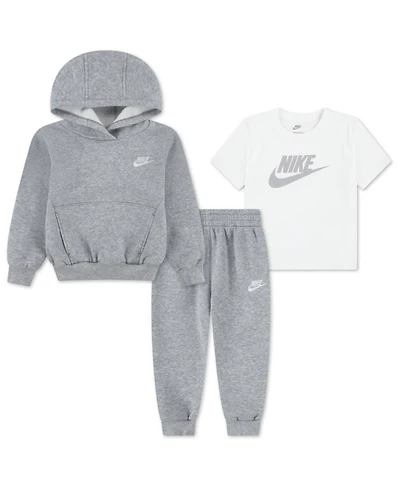 Nike Toddler Boy 2T-4T Long-Sleeve Hoodie, T-Shirt and Jogger Pants, 3-Piece Set