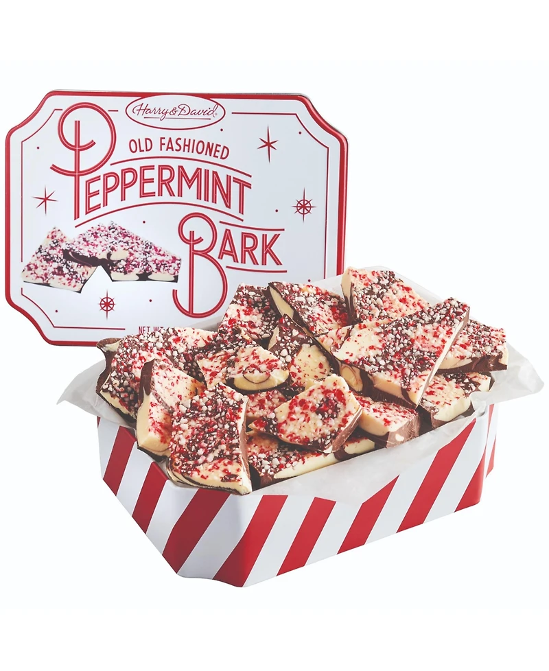Harry and David Peppermint Bark Tin