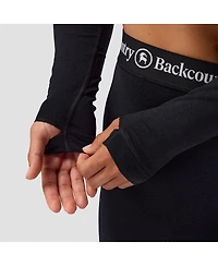 Backcountry Women's Cedars Rws Merino Lt-Wt Baselayer Cropped Crew Top Lightweight Long Underwear Tops