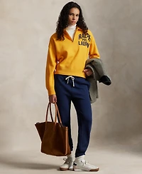 Polo Ralph Lauren Women's Logo Fleece Quarter-Zip Sweatshirt
