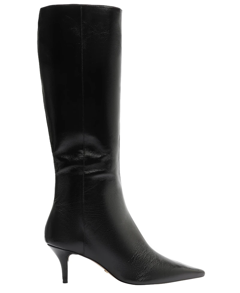 Arezzo Women's Sasha Low Kitten Heel Boots