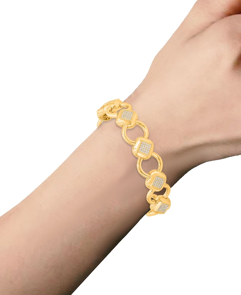 Macy's Round Diamond Bracelet (1 ct. t.w.) in 14K Yellow Gold