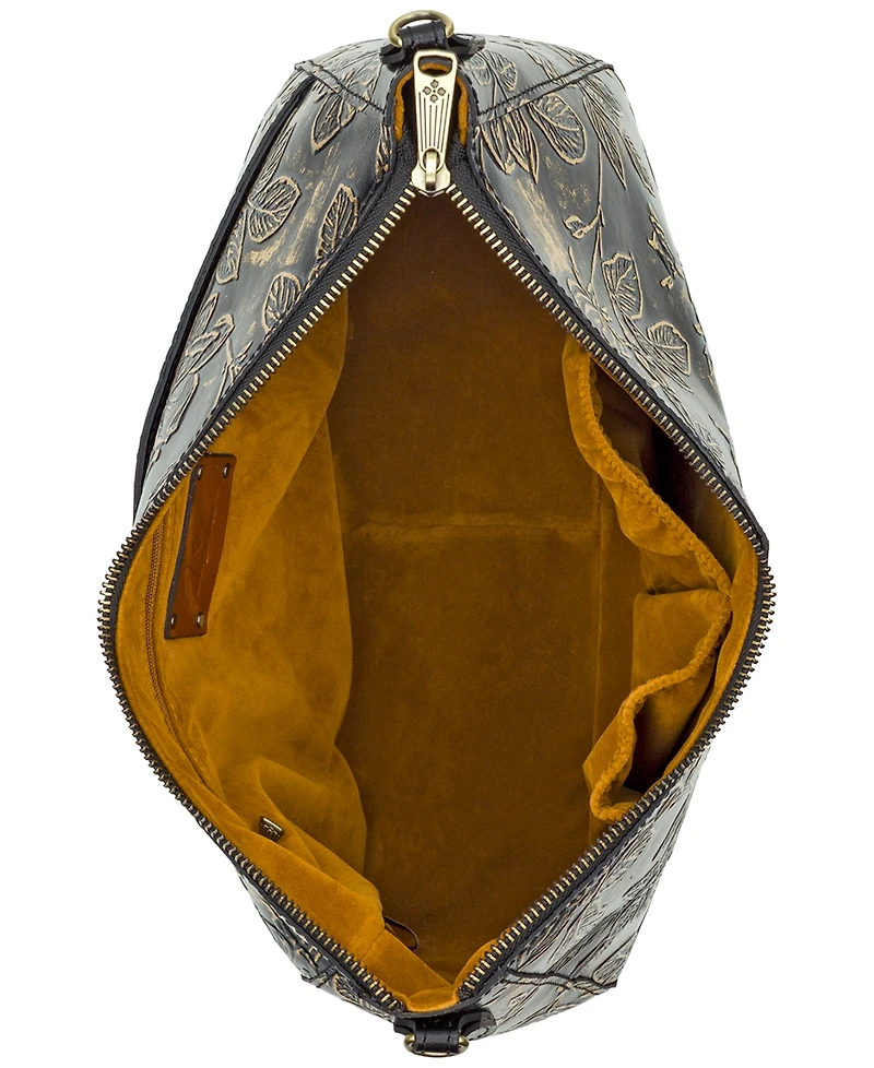Patricia Nash Athani Bark Leaves Shoulder Handbag