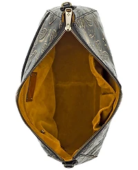Patricia Nash Athani Bark Leaves Shoulder Handbag