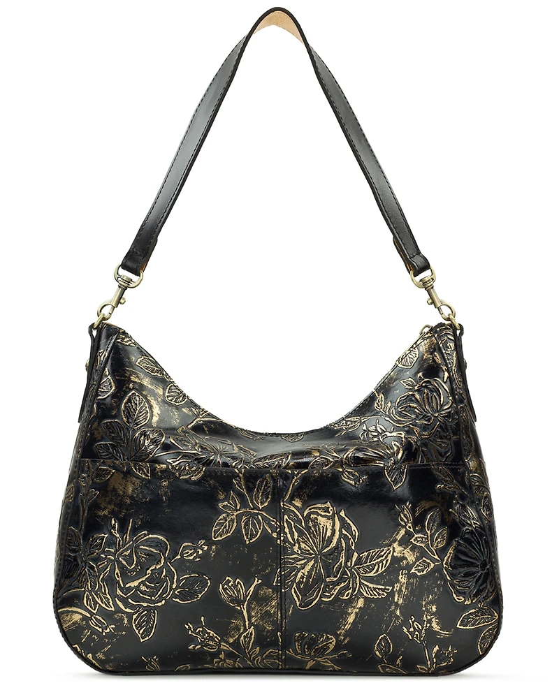 Patricia Nash Athani Bark Leaves Shoulder Handbag