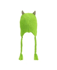 Monsters Inc. Men's Mike Wazowski Face With Fleece Horns Laplander