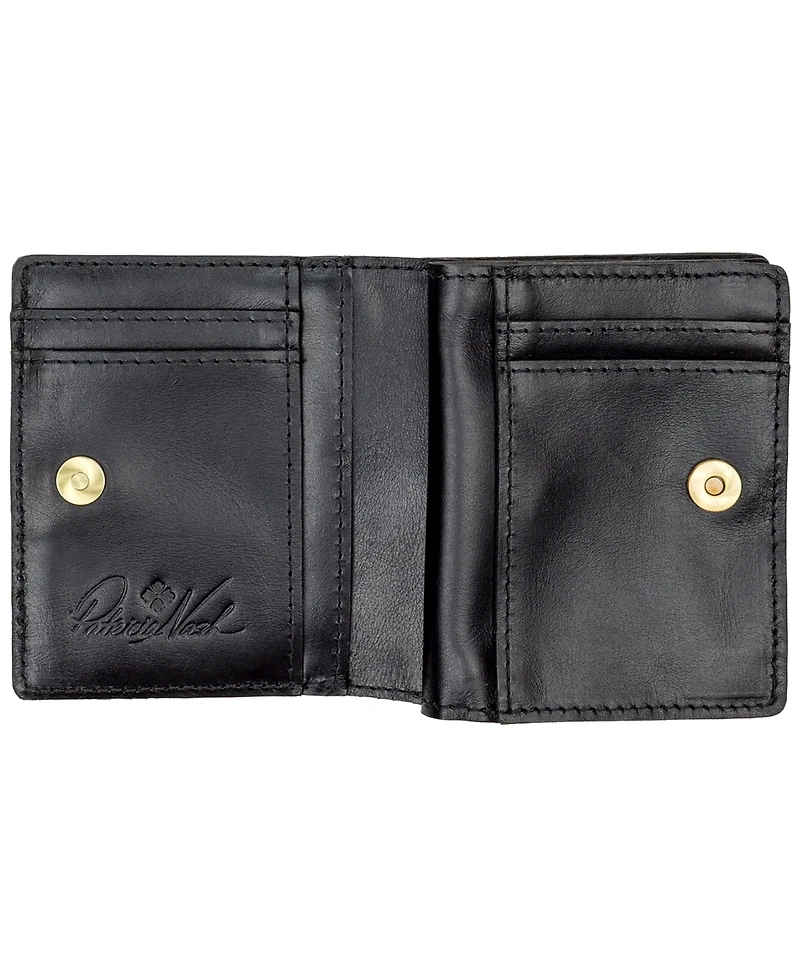 Patricia Nash Linette Bark Leaves Snap Wallet