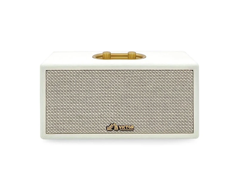 Victor Vas-3003 Portable Bluetooth Speaker with Radio and Usb Reader - Cream