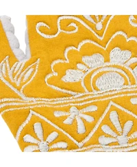 Feelgoodz Women s Artisan Crafted Fleece Lined Lawsone Fingerless Gloves