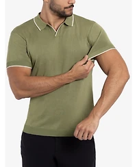 Xray Men's Collar V-Neck Polo Sweater