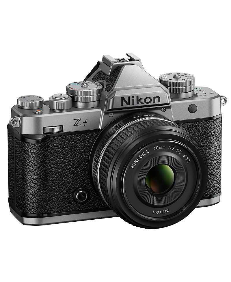 Nikon Z f Mirrorless Camera Silver with Nikkor Z 40mm f/2 Se Lens