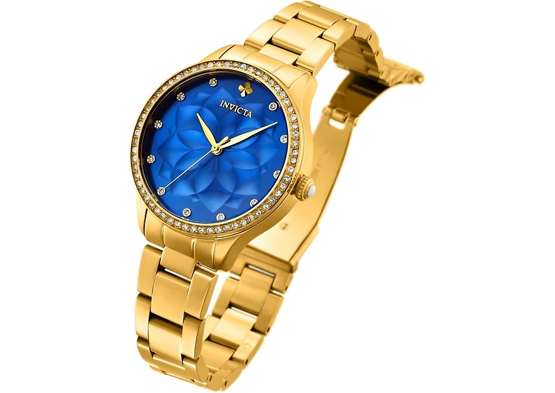 Invicta Women's 24537 Wildflower Quartz 3 Hand Blue Dial Watch