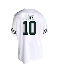 Fanatics Women's Love White Green Bay Packers Plus Size Fashion Jersey